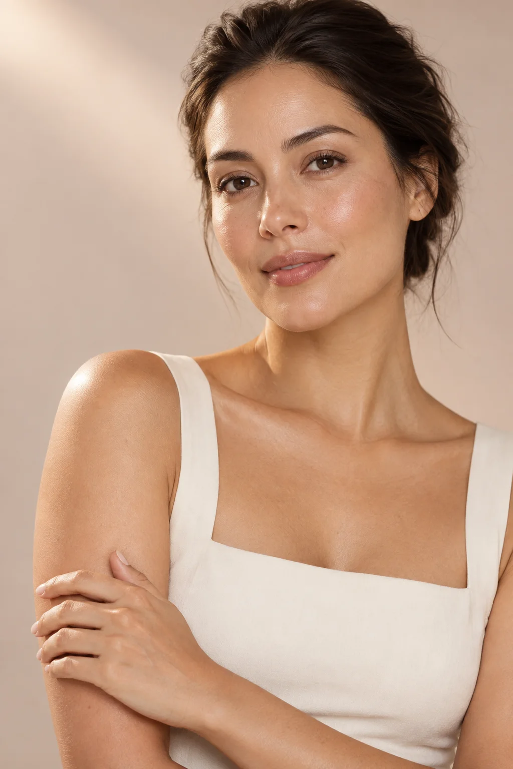 Retrato editorial de belleza